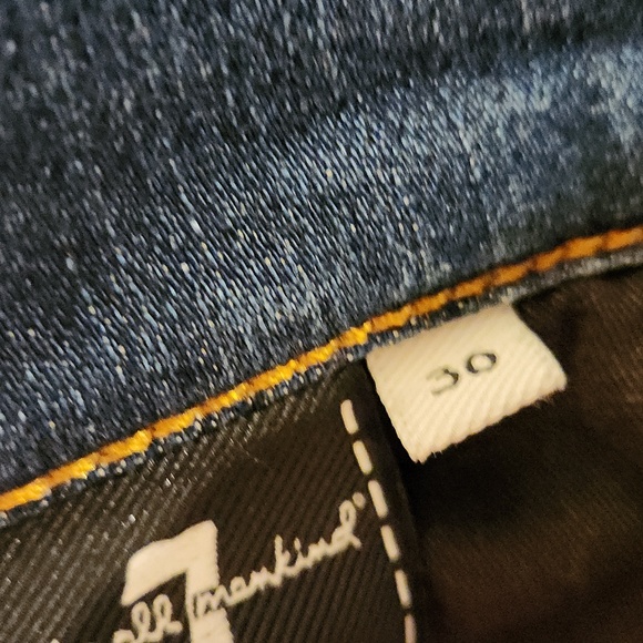 ❤️ NWOT!  7 FOR ALL MANKIND ADRIEN SLIM TAPER JEANS, 36 - Picture 10 of 14